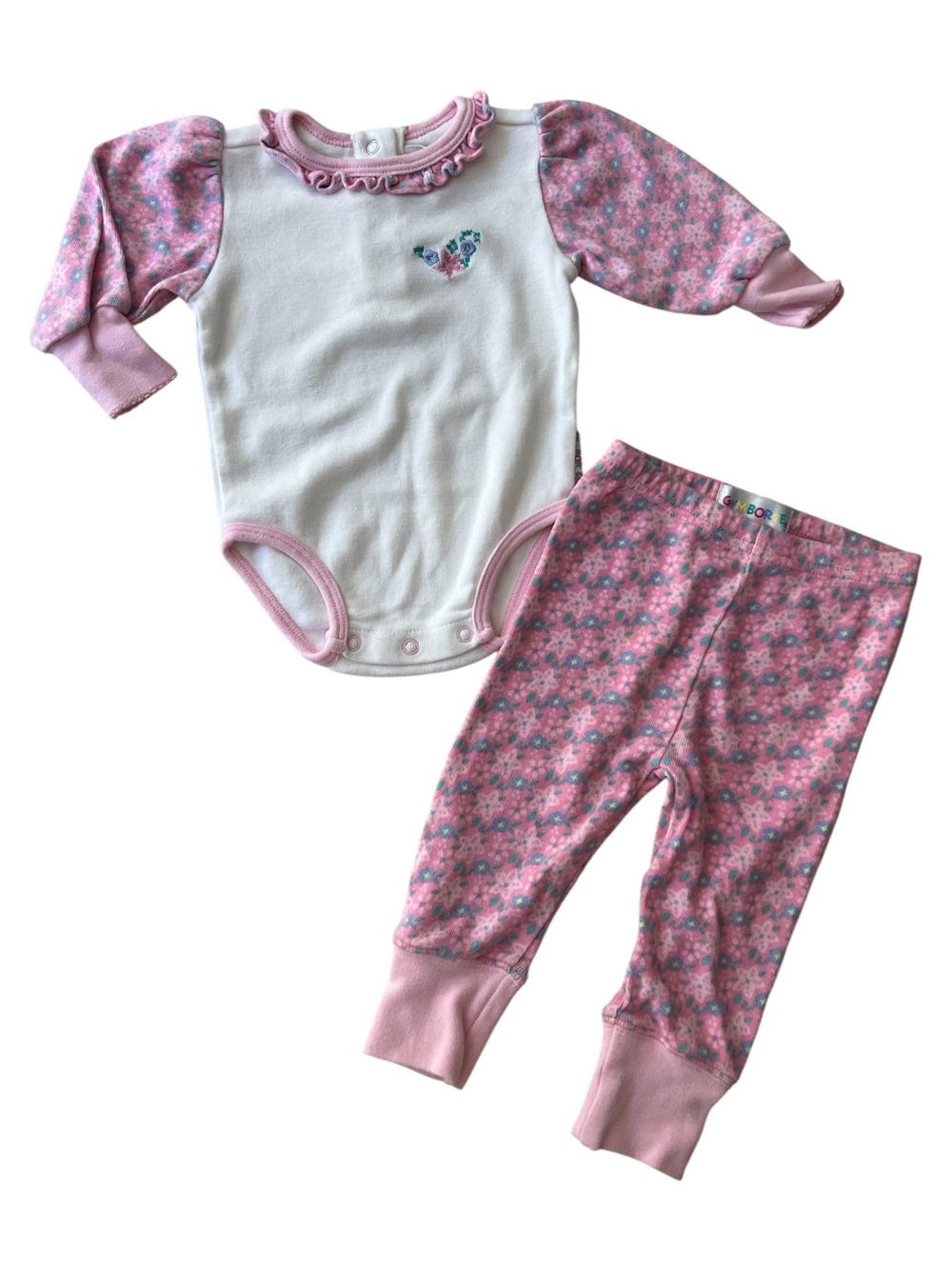 Vintage 90s Gymboree Baby Girl Fall Outfit